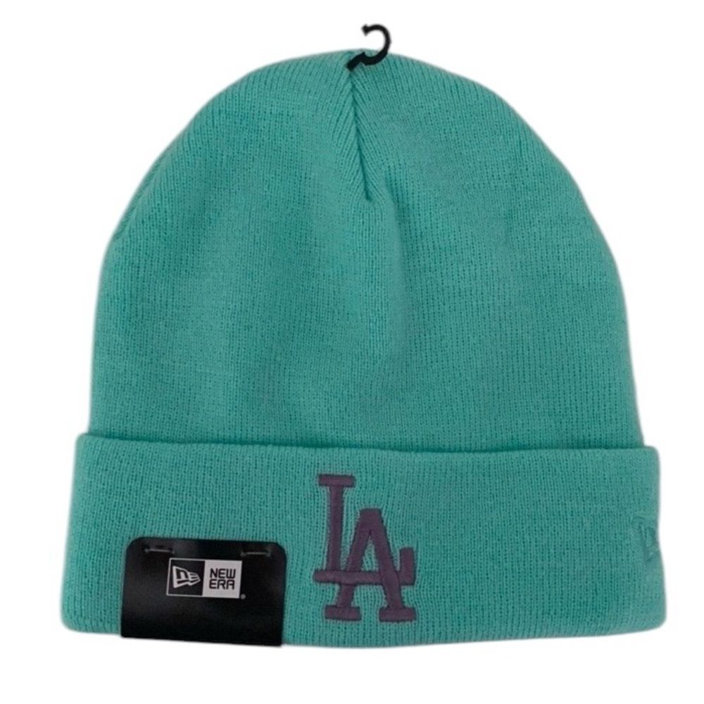 New Era LA Los Angeles Dodgers Cuffed Knit Beanie Winter Hat World Series | OS